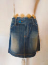 Mini jupe en jeans